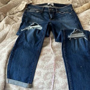 NWOT Paige demin size 30 Cuffed at the ankles.